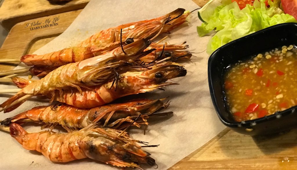 Grand Thai Cafe grilled shrimp