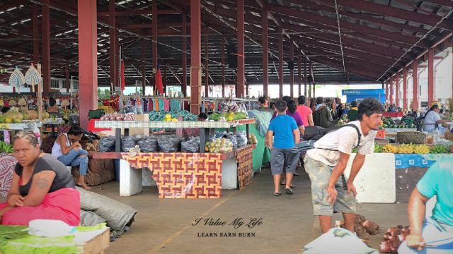 where to shop fresh produce in Apia